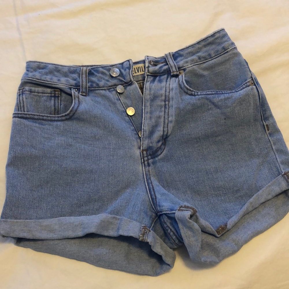 Brandy Melville jean shorts high wasted